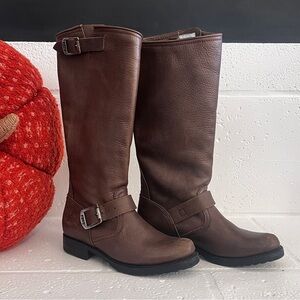 Frye Veronica 77618 - Brown Knee-high Leather Boot - Size 6B